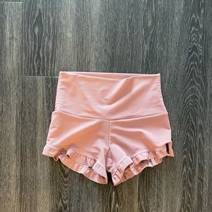 FP Ribbed shorts with frilly bottom